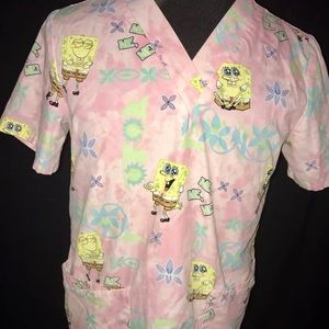 💕 SpongeBob scrub top ssize small 🎀